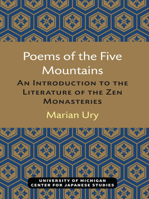 cover image of Poems of the Five Mountains